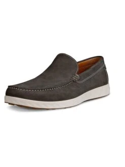 ECCO Leren Instappers "S Lite Moc M" Antraciet -LIMANGO WINKEL ecco leren instappers s lite moc m antraciet 4