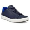 ECCO Leren Sneakers "Soft 7 M" Donkerblauw