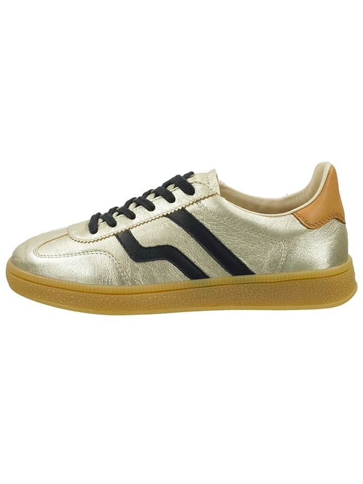 Leren sneakers goudkleurig Leren Sneakers Goudkleurig -LIMANGO WINKEL gant footwear leren sneakers goudkleurig