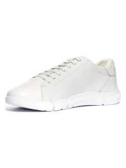 Geox Leren Sneakers "Adacter" Wit -LIMANGO WINKEL geox leren sneakers adacter wit 2