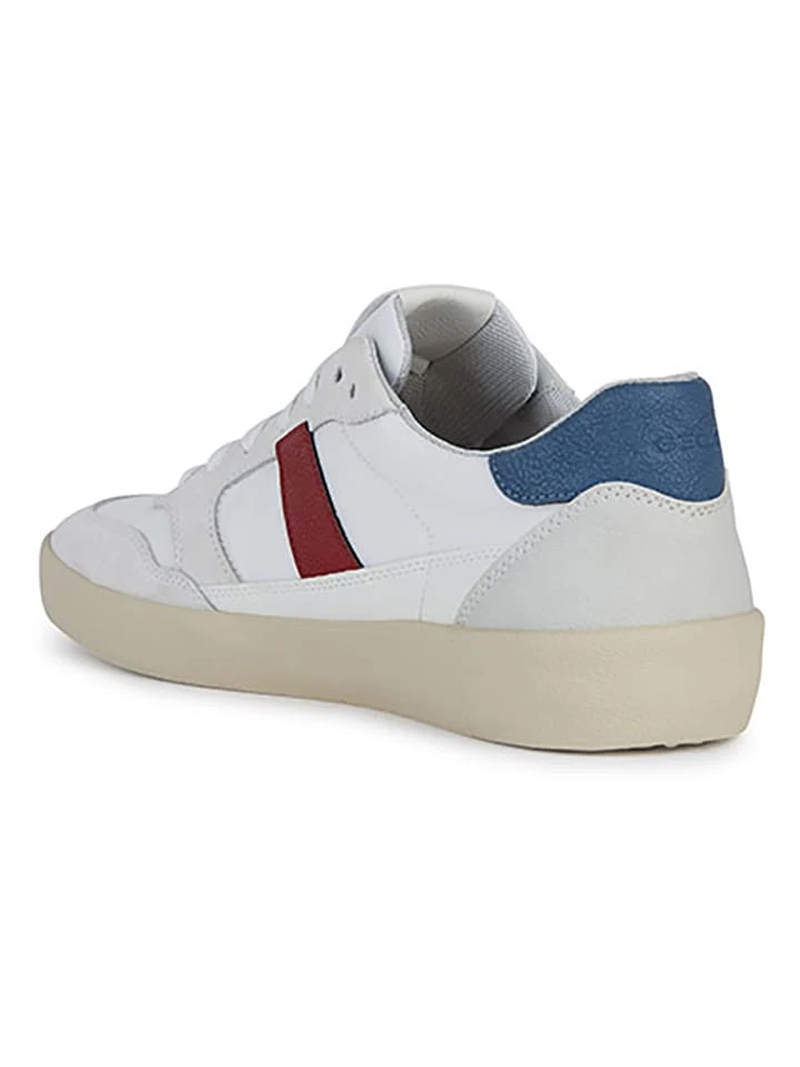 Leren sneakers "Affile" wit/blauw/rood Geox Leren Sneakers "Affile" Wit/blauw/rood -LIMANGO WINKEL geox leren sneakers affile wit blauw rood 2