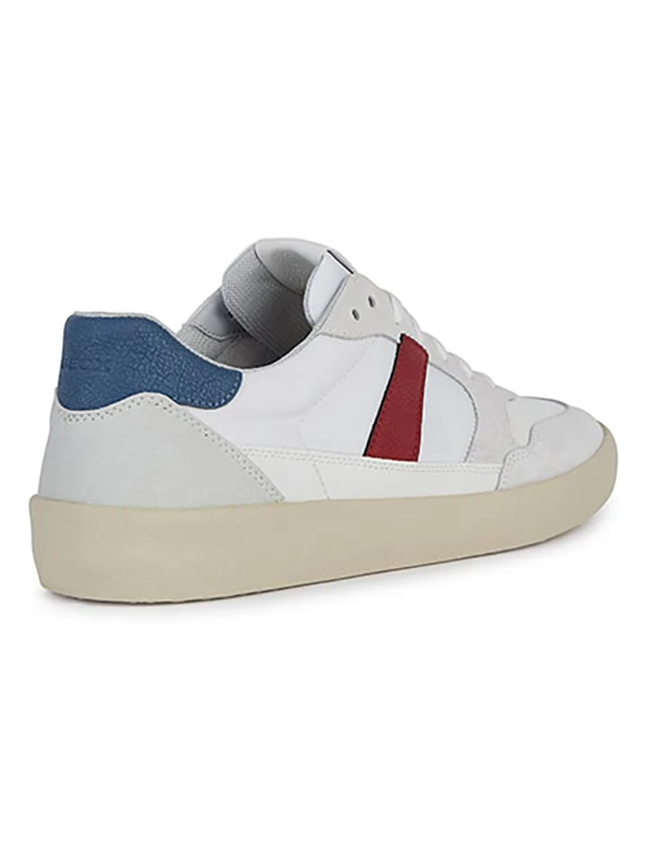Leren sneakers "Affile" wit/blauw/rood Geox Leren Sneakers "Affile" Wit/blauw/rood -LIMANGO WINKEL geox leren sneakers affile wit blauw rood 3