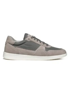 Geox Leren Sneakers "Kennet" Grijs