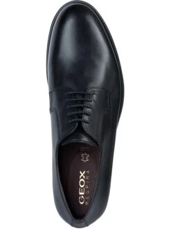 Geox Leren Veterschoenen "Decio" Zwart -LIMANGO WINKEL geox leren veterschoenen decio zwart 4