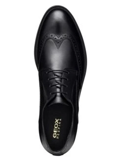 Geox Leren Veterschoenen "Gladwin" Zwart -LIMANGO WINKEL geox leren veterschoenen gladwin zwart 4