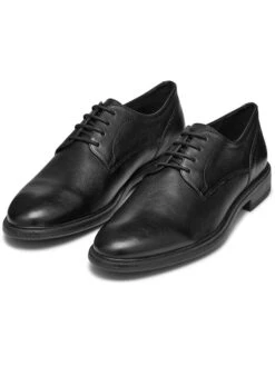 Geox Leren Veterschoenen "Terence" Zwart -LIMANGO WINKEL geox leren veterschoenen terence zwart 2