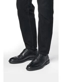 Geox Leren Veterschoenen "Terence" Zwart -LIMANGO WINKEL geox leren veterschoenen terence zwart 9