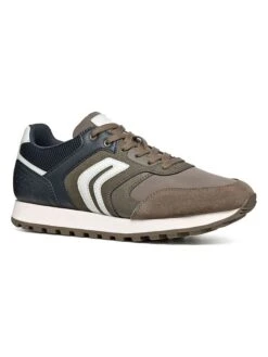 Geox Sneakers Taupe/donkerblauw -LIMANGO WINKEL geox sneakers taupe donkerblauw 1