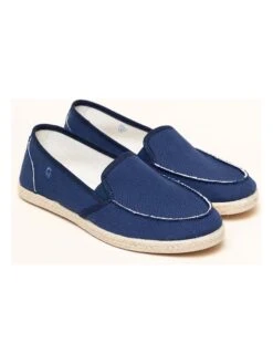 Espadrilles "Camping Linen" Donkerblauw