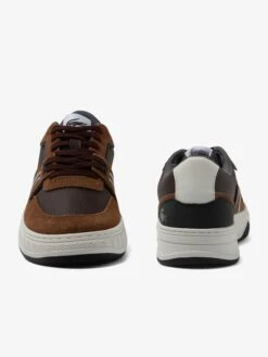 Lacoste Leren Sneakers "L001 223 2 Sma" Bruin/zwart -LIMANGO WINKEL lacoste leren sneakers l001 223 2 sma bruin zwart 2