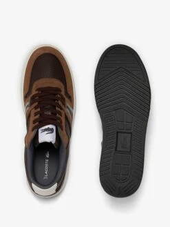 Lacoste Leren Sneakers "L001 223 2 Sma" Bruin/zwart -LIMANGO WINKEL lacoste leren sneakers l001 223 2 sma bruin zwart 4