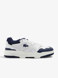 Lacoste Leren Sneakers "Lineshot 223 2 Sma" Wit/donkerblauw
