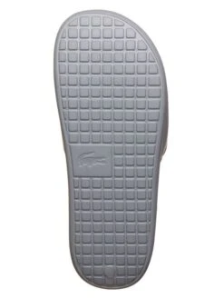 Lacoste Slippers Grijs/wit -LIMANGO WINKEL lacoste slippers grijs wit 4