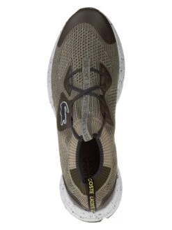 Lacoste Sneakers Kaki/zwart -LIMANGO WINKEL lacoste sneakers kaki zwart 3