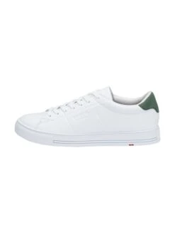 Lloyd Leren Sneakers "Enrico" Wit/groen -LIMANGO WINKEL lloyd leren sneakers enrico wit groen 5