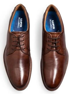 Lloyd Leren Veterschoenen "Mare" Bruin -LIMANGO WINKEL lloyd leren veterschoenen mare bruin 2