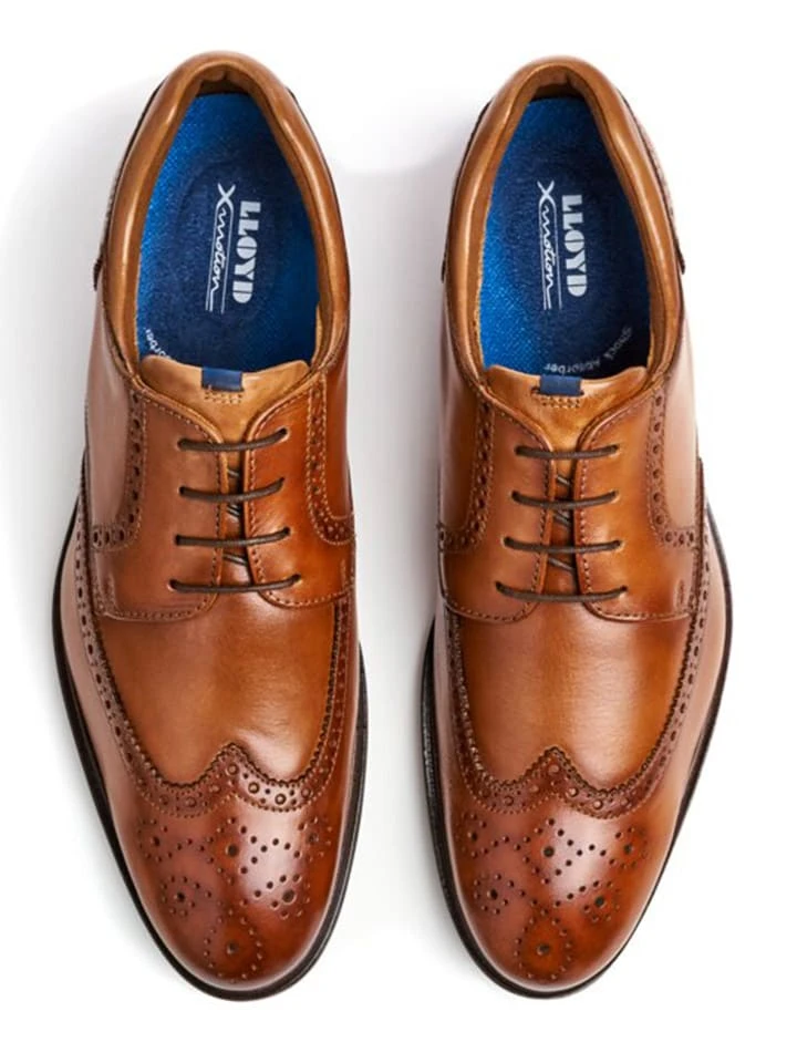 Leren veterschoenen "Marian" cognackleurig Lloyd Leren Veterschoenen "Marian" Cognackleurig -LIMANGO WINKEL lloyd leren veterschoenen marian cognackleurig 3