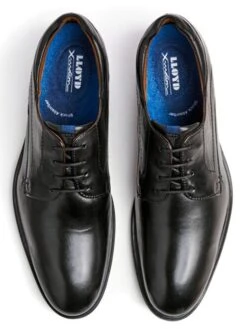 Lloyd Leren Veterschoenen "Milan" Zwart -LIMANGO WINKEL lloyd leren veterschoenen milan zwart 2