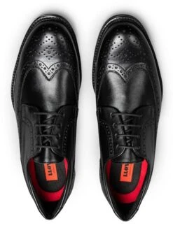 Lloyd Leren Veterschoenen "Tampico" Zwart -LIMANGO WINKEL lloyd leren veterschoenen tampico zwart 2