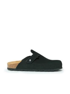Leren Clogs "Noe" Zwart -LIMANGO WINKEL mandel leren clogs noe zwart 3