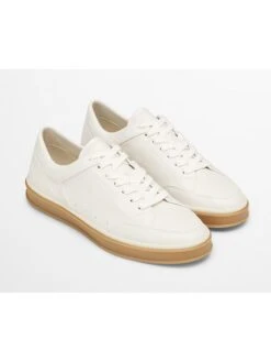 Leren Sneakers "Enrique" Crème -LIMANGO WINKEL marc opolo shoes leren sneakers enrique creme 1