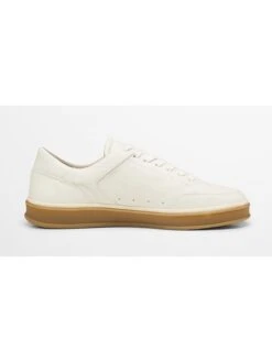 Leren Sneakers "Enrique" Crème -LIMANGO WINKEL marc opolo shoes leren sneakers enrique creme 4