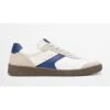 Leren Sneakers Wit/blauw