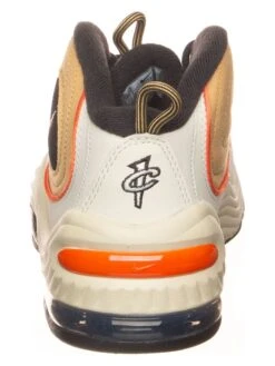 Nike Leren Sneakers "Air Penny II" Crème/zwart/oranje 4 Nike Leren Sneakers "Air Penny II" Crème/zwart/oranje -LIMANGO WINKEL nike leren sneakers air penny ii creme zwart oranje 2