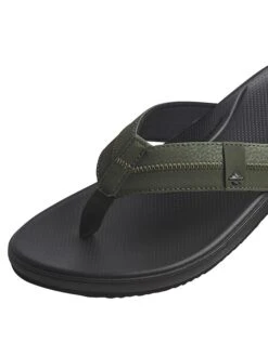 Reef Teenslippers "Cushion Phantom 2.0" Kaki/zwart -LIMANGO WINKEL reef teenslippers cushion phantom 2 0 kaki zwart 4