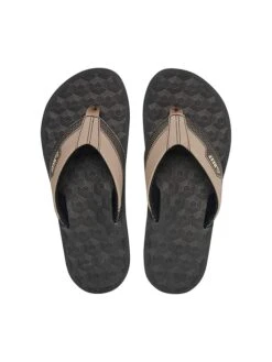 Reef Teenslippers "The Ripper" Antraciet/beige -LIMANGO WINKEL reef teenslippers the ripper antraciet beige 3