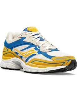 Saucony Leren Sneakers Beige/geel/blauw -LIMANGO WINKEL saucony leren sneakers beige geel blauw 3