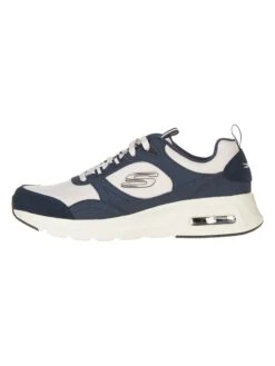 Leren Sneakers "Air Court Yatton" Donkerblauw/wit