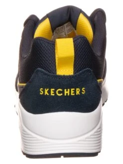 Leren Sneakers "Uno - Retro One" Donkerblauw -LIMANGO WINKEL skechers leren sneakers uno retro one donkerblauw 2