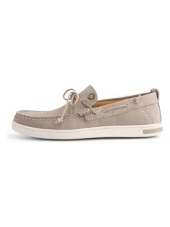 Leren Mocassins "Falmouth" Beige -LIMANGO WINKEL travelin leren mocassins falmouth beige 4