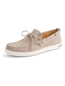 Leren Mocassins "Falmouth" Beige -LIMANGO WINKEL travelin leren mocassins falmouth beige 6