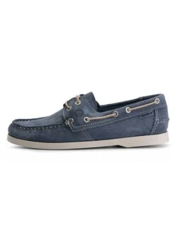 Leren Mocassins "Penzance" Blauw -LIMANGO WINKEL travelin leren mocassins penzance blauw 3