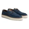Leren Mocassins "Shipton" Donkerblauw -LIMANGO WINKEL travelin leren mocassins shipton donkerblauw