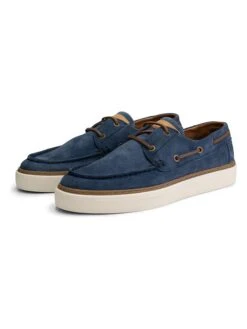 Leren Mocassins "Shipton" Donkerblauw -LIMANGO WINKEL travelin leren mocassins shipton donkerblauw 7
