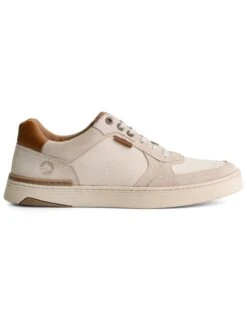 Leren Sneakers "Bromley" Beige