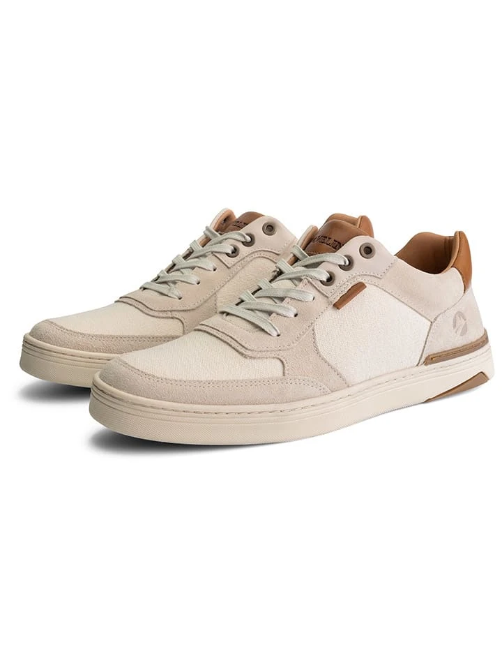 Leren sneakers "Bromley" beige Leren Sneakers "Bromley" Beige -LIMANGO WINKEL travelin leren sneakers bromley beige 3
