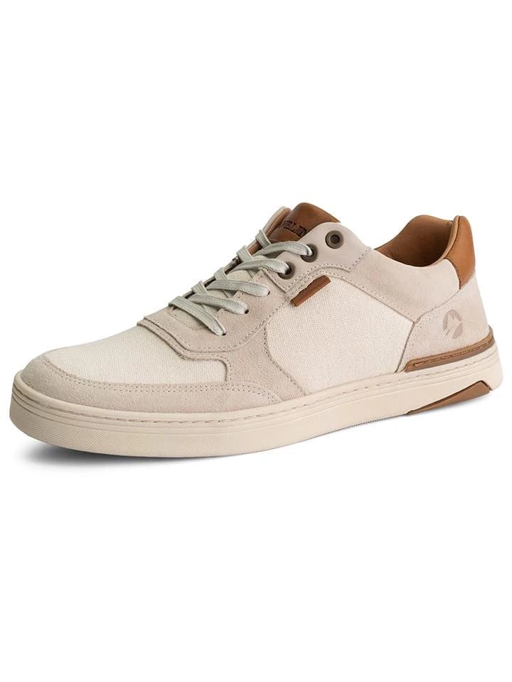 Leren sneakers "Bromley" beige Leren Sneakers "Bromley" Beige -LIMANGO WINKEL travelin leren sneakers bromley beige 4