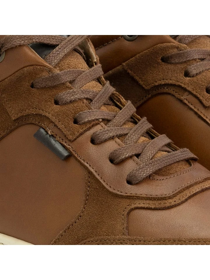 Leren sneakers "Moulton" lichtbruin Leren Sneakers "Moulton" Lichtbruin -LIMANGO WINKEL travelin leren sneakers moulton lichtbruin 1