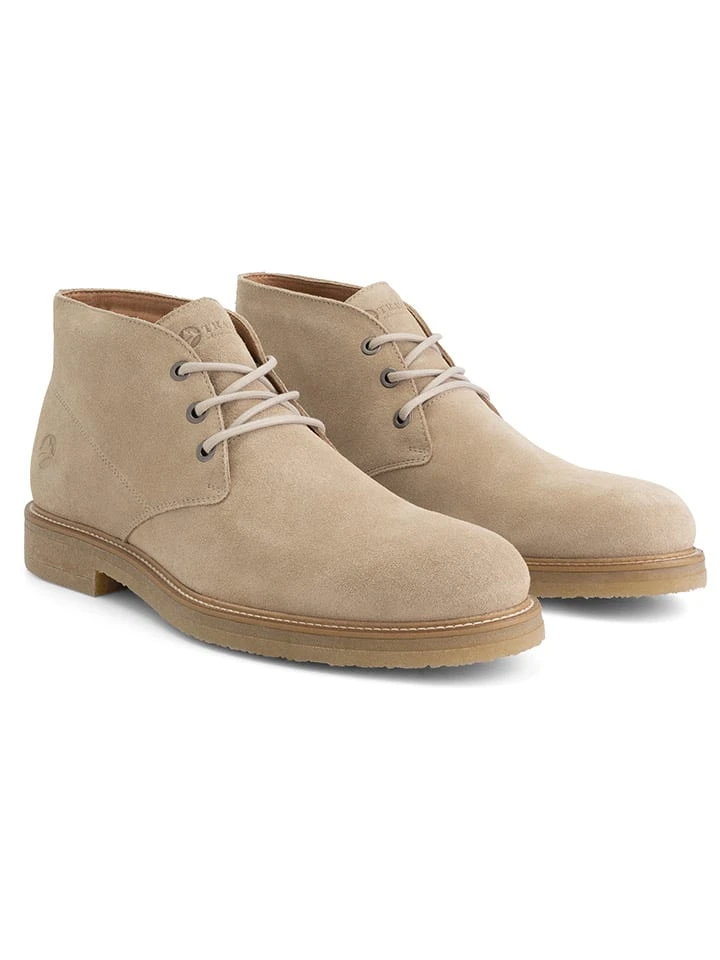 Leren veterschoenen "Redhill" beige Leren Veterschoenen "Redhill" Beige -LIMANGO WINKEL travelin leren veterschoenen redhill beige 1