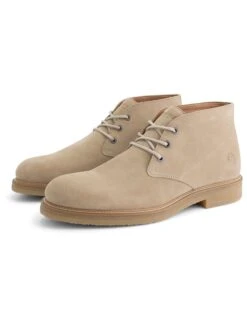 Leren Veterschoenen "Redhill" Beige