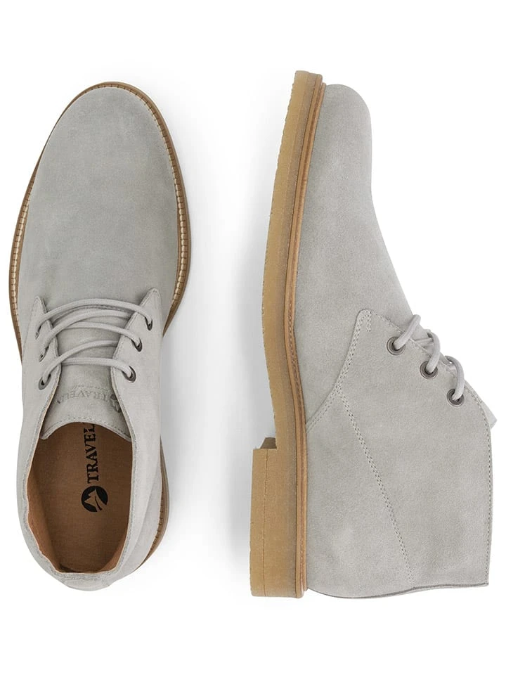 Leren veterschoenen "Redhill" grijs Leren Veterschoenen "Redhill" Grijs -LIMANGO WINKEL travelin leren veterschoenen redhill grijs 2