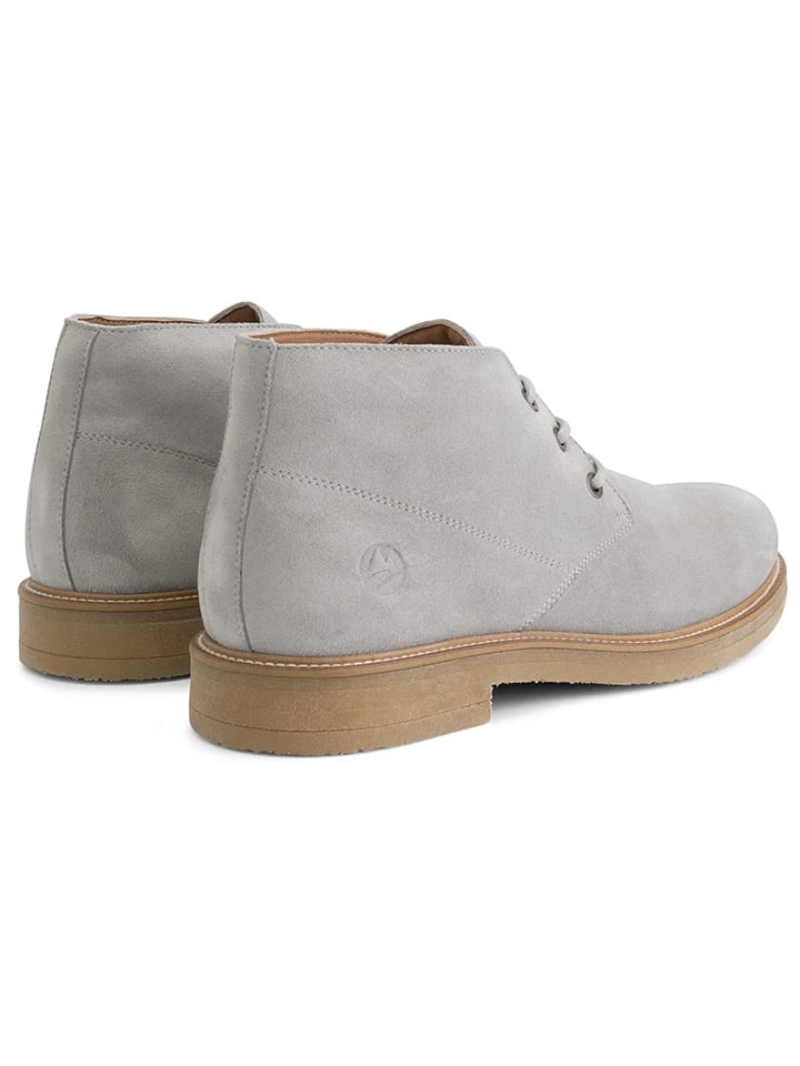 Leren veterschoenen "Redhill" grijs Leren Veterschoenen "Redhill" Grijs -LIMANGO WINKEL travelin leren veterschoenen redhill grijs 3