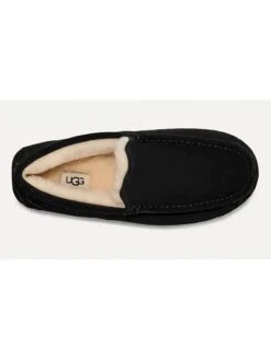 Ugg Leren Instappers "Ascot" Zwart -LIMANGO WINKEL ugg leren instappers ascot zwart 4