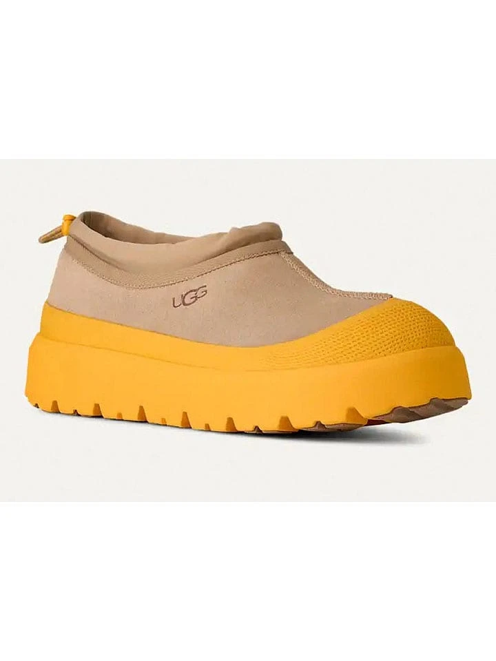 Leren instappers "Tasman Weather" beige/geel Ugg Leren Instappers "Tasman Weather" Beige/geel -LIMANGO WINKEL ugg leren instappers tasman weather beige geel 1