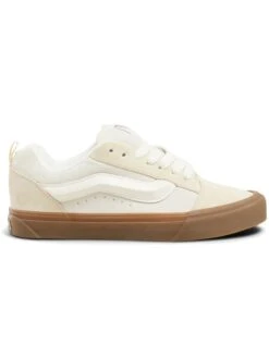Vans Leren Sneakers "Knu Skool" Beige