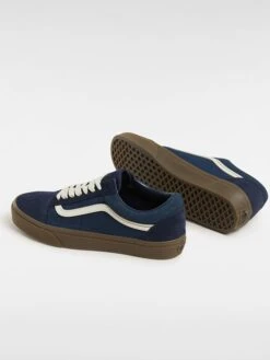 Vans Leren Sneakers "Old Skool" Donkerblauw -LIMANGO WINKEL vans leren sneakers old skool donkerblauw 2
